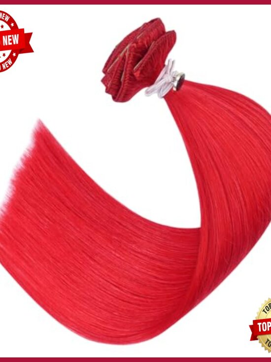 20 Inch Human Hair Clip-In Extensions, 7 Piece Set for Volume & Styling